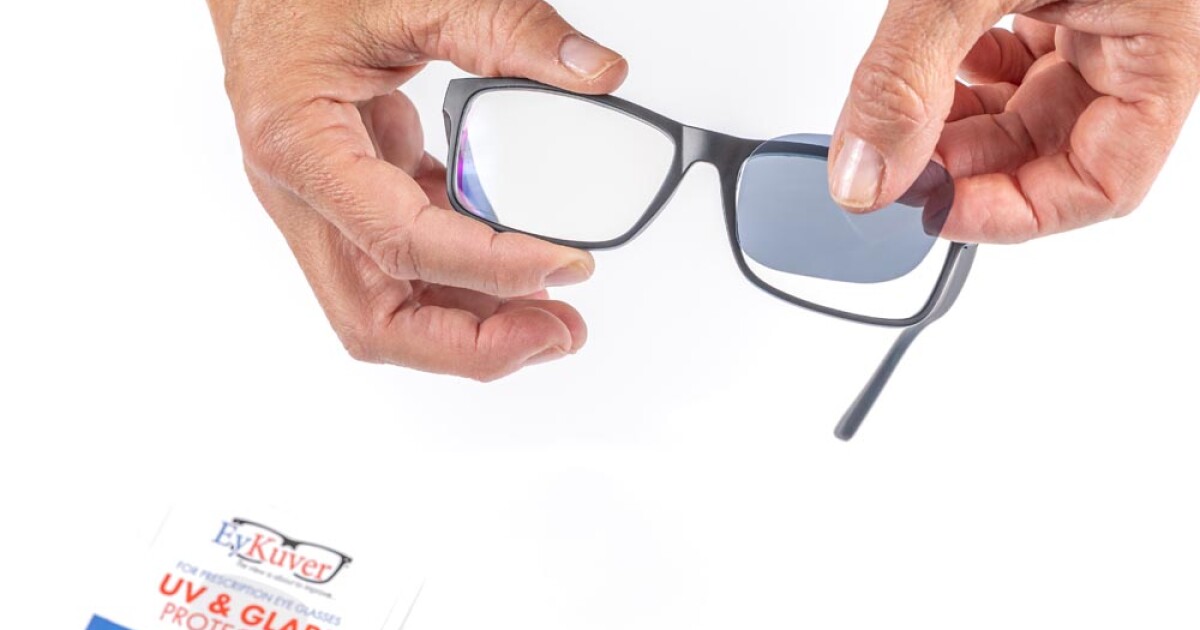 Shaded best sale prescription glasses